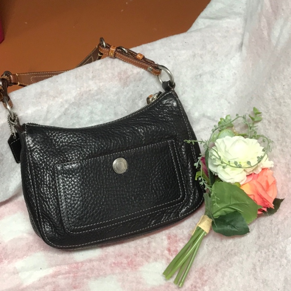 COACH Black Leather Bag
